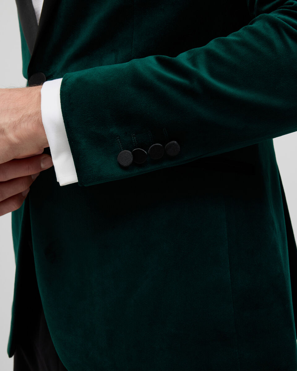 Black Tie Velvet Tuxedo, Emerald Black Tie Velvet Tuxedo, Emerald, hi-res
